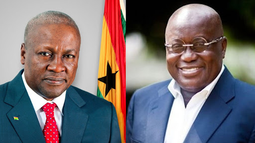 John Mahama and Nana Addo